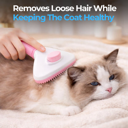 Self-Clean Deshedding Brush