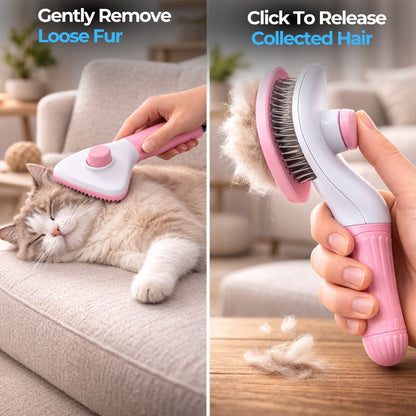 Self-Clean Deshedding Brush