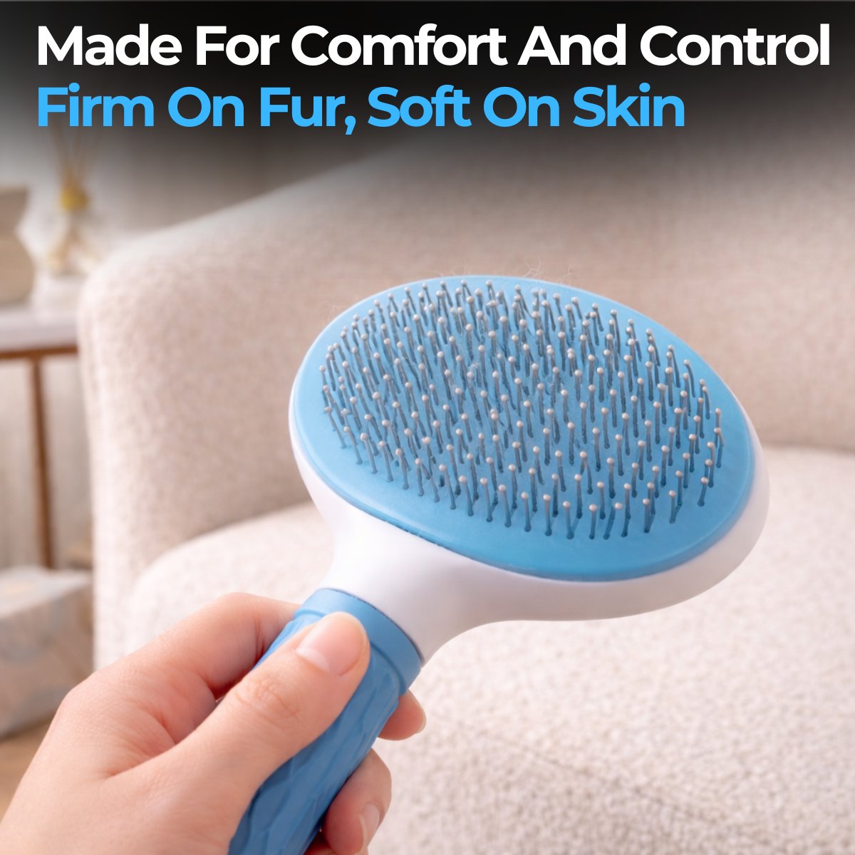 Self-Clean Deshedding Brush