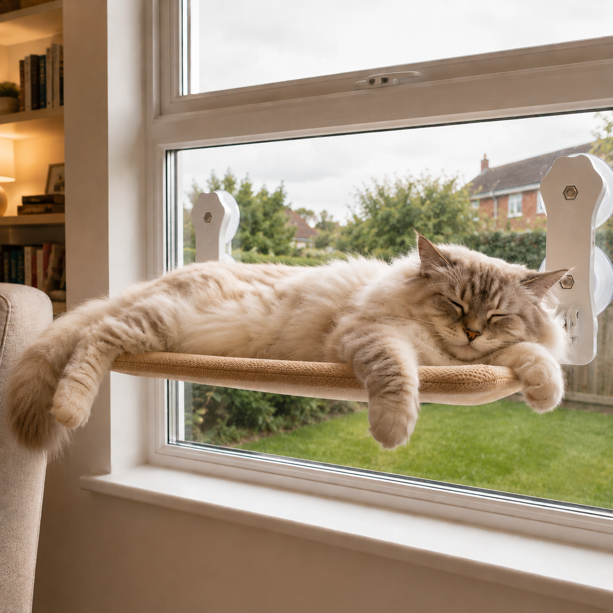 The Cat Window Seat — Foldable, Fits Any UK Window